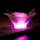 Balde de gelo com luz LED 'Gôndola', luz 16 cores