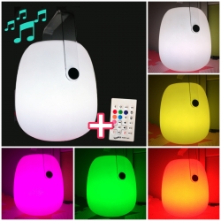 Portable LED Speaker with bluetooth connection