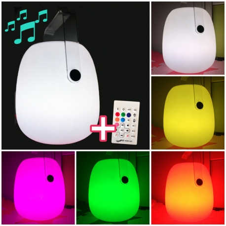 Portable LED Speaker with bluetooth connection