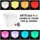 LED Cube, different sizes, 16 colors light, portable