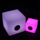 Cube Speaker Bluetooth lumineux LED lumière 16 couleurs portables différentes tailles