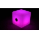 Cube Bluetooth haut-parleur LED lumineux 30cm, lumière 16 couleurs, portable