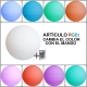 Bola, esfera con luz led RGBW 20 cm, batería recargable