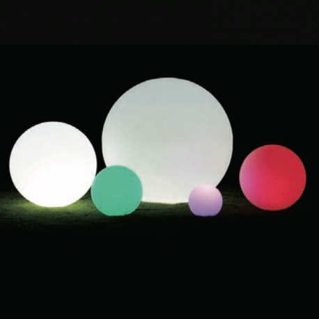 Bola, esfera con luz led RGBW 50 cm, batería recargable