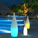 150 cm LED Lamp 'Gota', 16 color light, portable