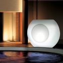 Led macetero LED 'Alboran' L110x68xH90cm, lumière 16 couleurs, rechargeable