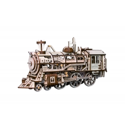 DIY Trem de locomotiva Puzzle 3D maquete