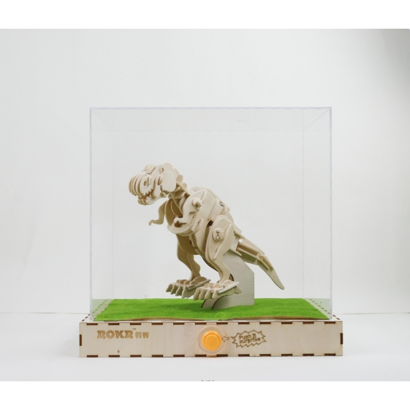 DIY Maqueta Dinosaurio T Rex, juguete de cuerda antiestrés