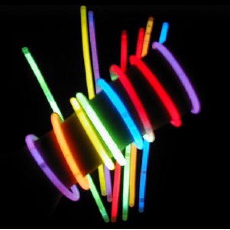 Pulseras fiesta luminosas glow 50 unidades