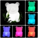 lampara infantil oso led luz 16 colores rgb