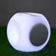 Led light bluetooth speaker cube, 40 cm, light of 16 colors, portable