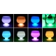 Cubitera luminosa led 'Big Cup', luz RGB 16 colores