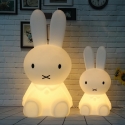 Lámpara led infantil 'Conejo' quitamiedos, luz cálida regulable