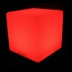 Cube de lumière LED de 50cm, lumière 16 couleurs, portable