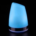 Lámpara de mesa "Keops" luz led monocolor azul, batería recargable