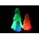 Árvore de natal luminosa led 82 cm, luz 16 cores