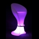 Stool with RGB led light, H105 cm, without cables