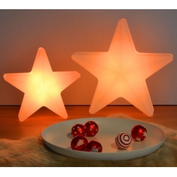 40cm Galicia Star LED Lamp, wireless, RGB, rechargeable