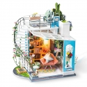 DIY Miniatura Casita muñecas House Loft Dora Robotime