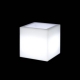 LED Flowerpot Cube, 40 cm, 16 color light, portable