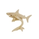 Pacote de 6 Quebra-cabeças de Tubarão 3D para pintar, presentes crianças convidados aniversário