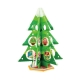 Pack of 5 DIY Christmas Tree 3D Wooden Painting Puzzle