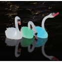 Floating LED Swan, 80 cm solar RGB Lamp, color change