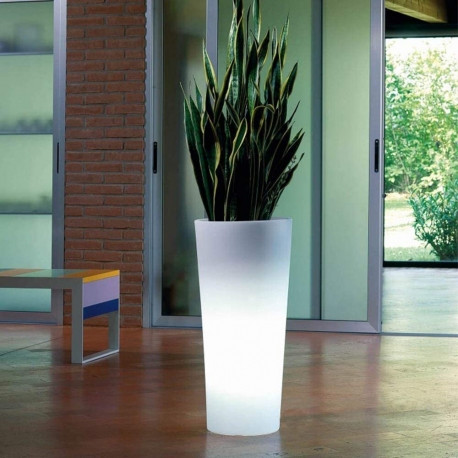 Vaso, Floreira 60cm com luz Led RGBW 16 cores 'Vigo'