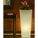 Solar LED Flowerpot 90cm RGBW 16 colors light 'Amsterdam'
