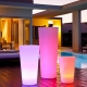 Solar LED Flowerpot 60cm 16 RGBW colors light 'Amsterdam'
