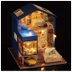 DIY Dúplex Casa con Piscina Miniatura Puzzle 3D con Luz y Música