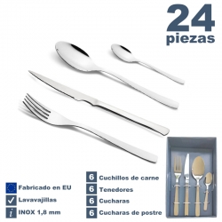 Set 24 Pieces Cutlery De Luxe with Meat Knife