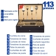Conjunto de 75-113 peças de talheres De Luxe caixa de presente com faca de carne