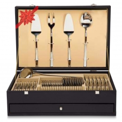Set 48 Pieces Cutlery De Luxe Gift Box with Meat Knife