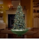 LED tree with artificial snowfall and ornaments 1.90 meters