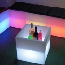 40cm LED Ice Bucket, 16 color light, portable