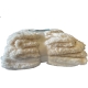 Couverture Coral Couleur Lisse 130x160 cm pour Canapé, Microseda, Mouton, Doux, Extra Confort