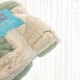Cobertor de Pele Coraline 130x160 cm para Sofá, Microseda, Borreguito, Macia, Extra Conforto