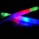 400 Led luminous party foam sticks multicolor 48x4cm