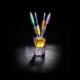 Glow Bright Straws Multicolored 50