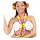 Hawaianas fiesta, collares, de flores multicolor