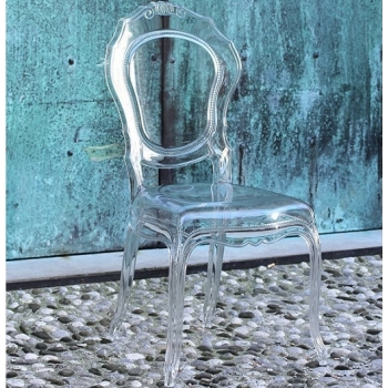 Chaises italiennes transparentes, Belle Epoque