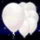 Ballons LED, blanc, grand, 45cm