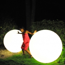 150 cm LED Sphere White or RGB light