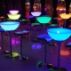 Table d’hospitalité éclairée par lumière LED 60x100cm, RGB, sans fil, Shine