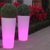 Flowerpot 90cm Led light RGBW 16 colors and battery 'Vigo'